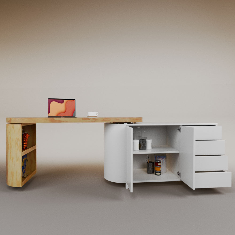 Daniela swivel desk