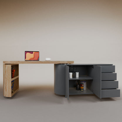 Daniela swivel desk