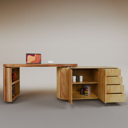 Daniela swivel desk