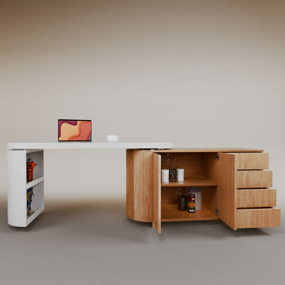 Daniela swivel desk
