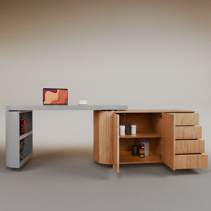 Daniela swivel desk