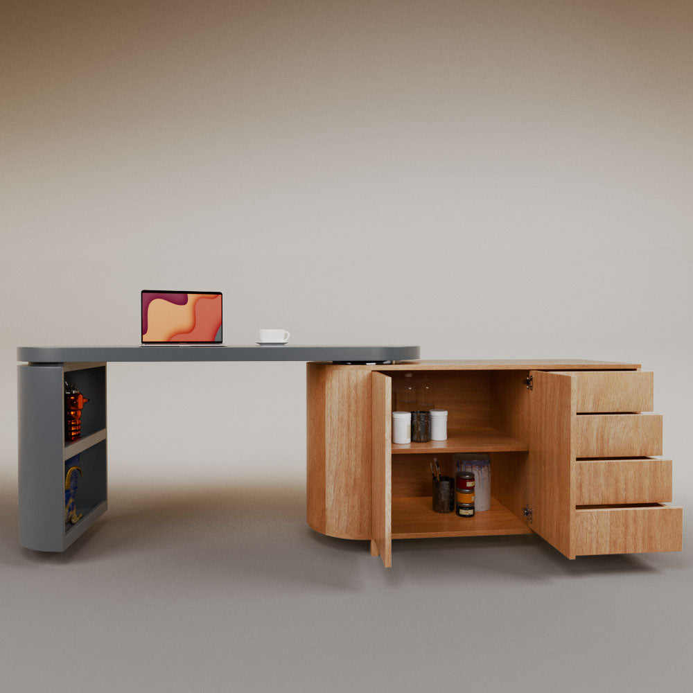 Daniela swivel desk