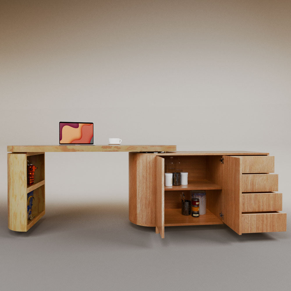 Daniela swivel desk
