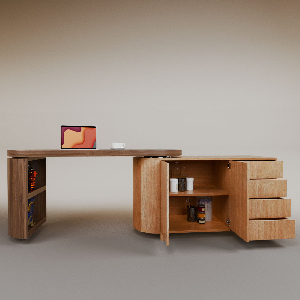 Daniela swivel desk