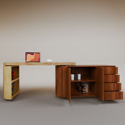Daniela swivel desk